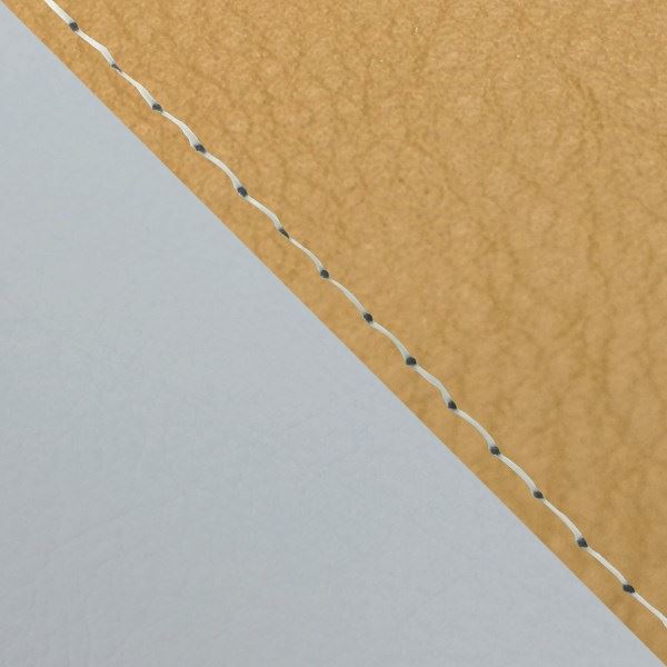 Domestic Seat Cover, Reupholstery Type, Ochre (Gray Line)/Clear Stitch, W650 (1999)