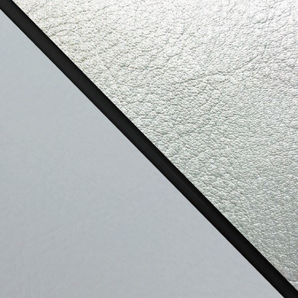 国産シートカバー 張替タイプ シルバー(グレーライン)/黒パイピング W650(99年)