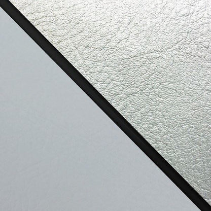 国産シートカバー 張替タイプ シルバー(グレーライン)/黒パイピング W650(99年)