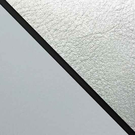 国産シートカバー 張替タイプ シルバー(グレーライン)/黒パイピング W650(99年)