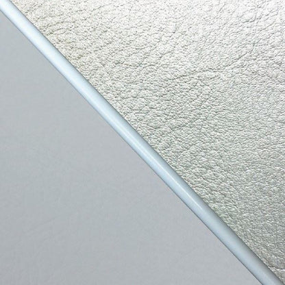 国産シートカバー 張替タイプ シルバー(グレーライン)/白パイピング W650(99年)