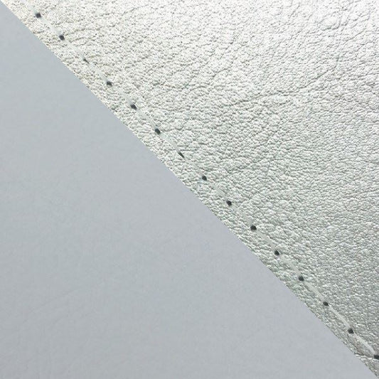 国産シートカバー 張替タイプ シルバー(グレーライン)/透明ステッチ W650(99年)