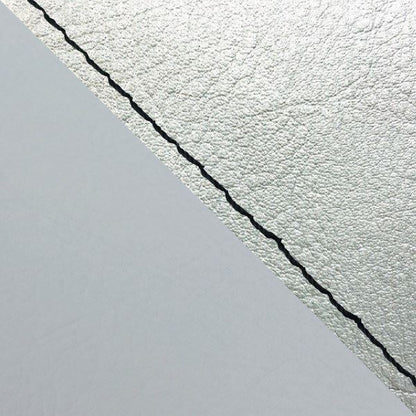 国産シートカバー 張替タイプ シルバー(グレーライン)/黒ステッチ W650(99年)