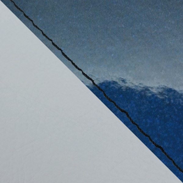 Domestic Seat Cover, Reupholstery Type, Enamel Metallic Blue (Gray Line)/Black Stitch, W650 (1999 Model)