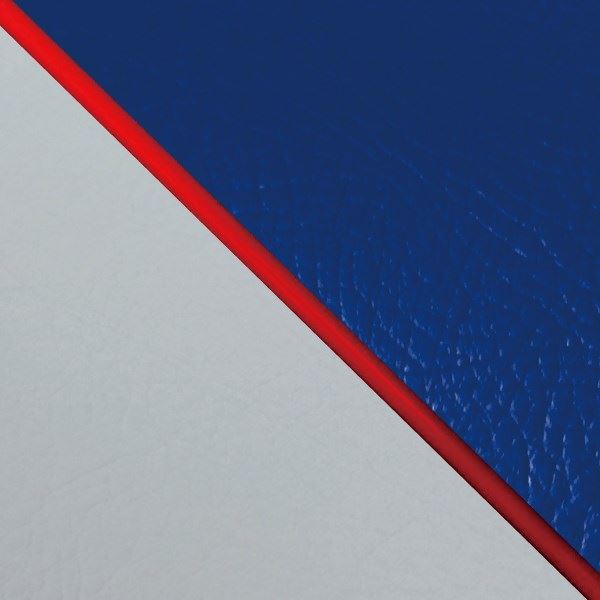 Domestic Seat Cover Reupholstery Type Blue (Gray Line)/Red Piping W650 (1999)