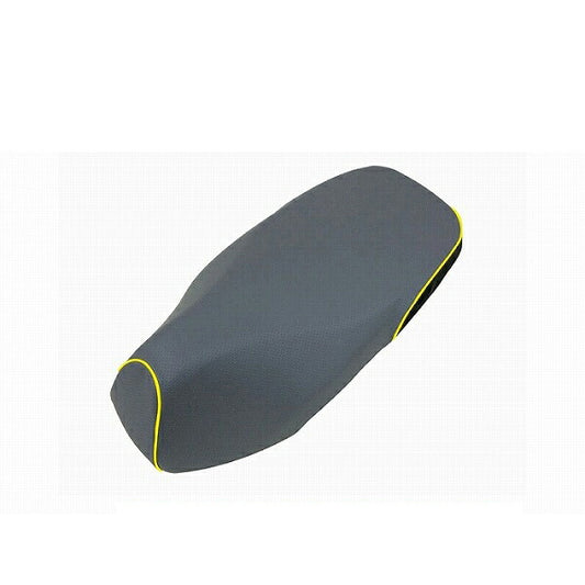 Domestic Seat Cover Embossed Gray Rear: Black/Yellow Piping Reupholstery Type Dunk (AF74)