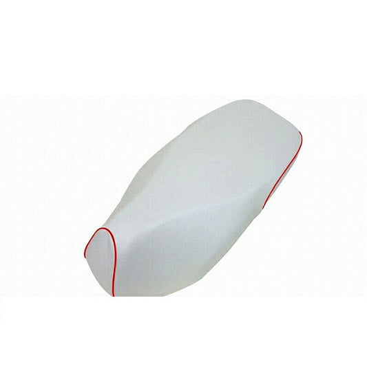 Domestic Seat Cover, White/Red Piping, Reupholstering Type, Dunk (AF74)