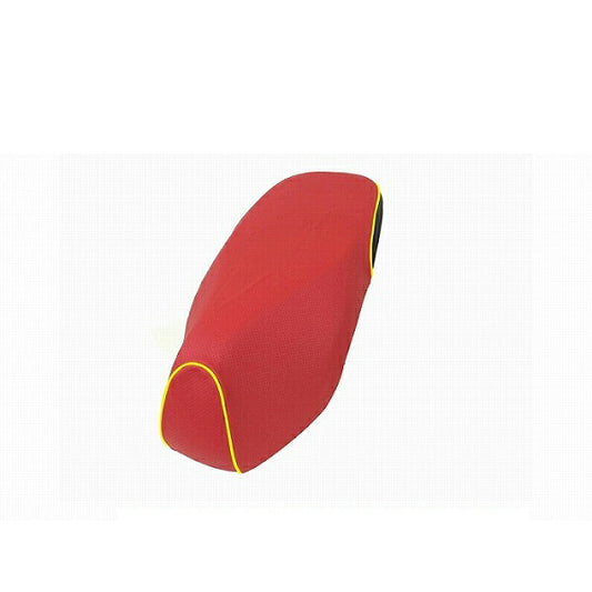 Domestic Seat Cover Embossed Red Rear: Black/Yellow Piping Reupholstery Type Dunk (AF74)