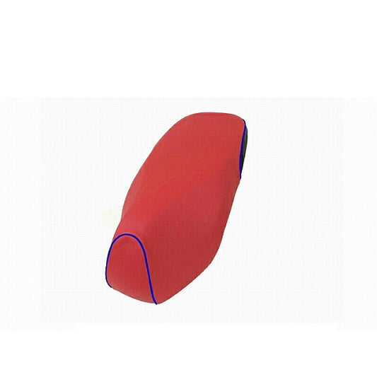 Domestic Seat Cover Embossed Red Rear: Black/Blue Piping Reupholstery Type Dunk (AF74)