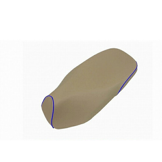 Domestic Seat Cover - Beige / Blue Piping, Reupholstering Type - Dunk (AF74)