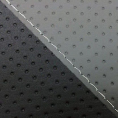 Domestic Seat Cover Replacement Type Embossed Gray/Embossed Black (Two-Tone) / Clear Stitch for Dunk (AF74)