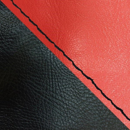 Domestic Seat Cover, Reupholstery Type, Red/Black (Two-tone) / Black Stitching, Dunk (AF74)