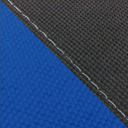 Domestic Seat Cover, Reupholstery Type, Suberanu Black and Suberanu Blue (Two-Tone)/Clear Stitch for Dunk (AF74)