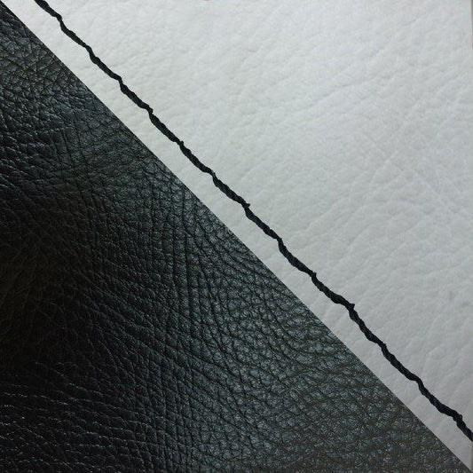 国産シートカバー 張替タイプ グレー・黒(ツートン)/黒ステッチ ダンク(AF74)