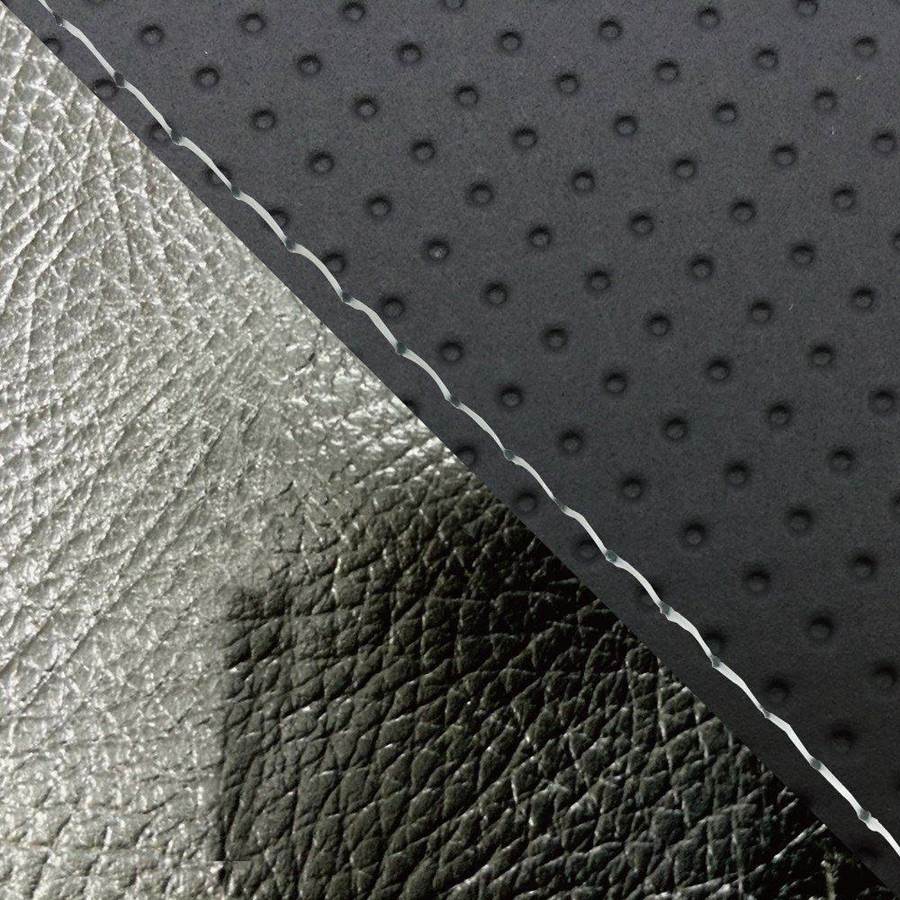 Domestic Seat Cover Replacement Type Embossed Black/Black (Two-tone)/Clear Stitch for MT-09/FZ-09