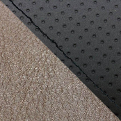 Domestic Seat Cover, Reupholstery Type, Embossed Black/Dark Brown (Two-tone)/Black Stitching for MT-09/FZ-09