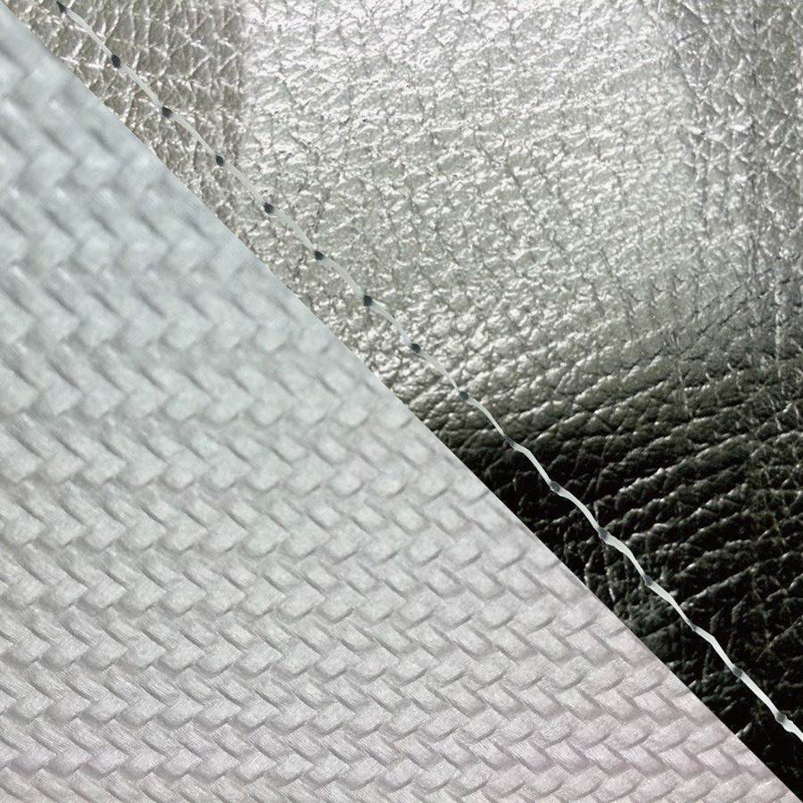 Domestic Seat Cover Reupholstery Type Black/Carbon Silver (Two-tone)/Clear Stitch YZF-R1 Single (Front Side)