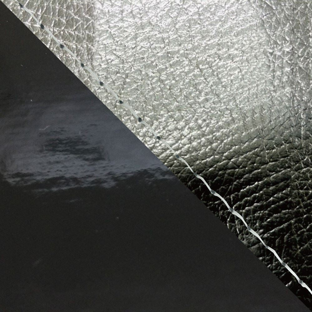 Domestic Seat Cover, Reupholstery Type, Black/Enamel Black (Two-Tone)/Clear Stitch, YZF-R1 Single (Front Side)