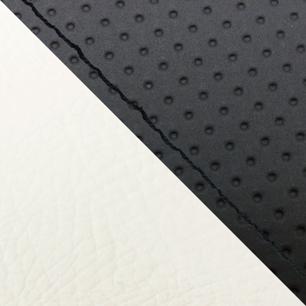 Domestic Seat Cover Recover Type Embossed Black/White (Two-tone)/Black Stitch YZF-R1 Single (Front Side)