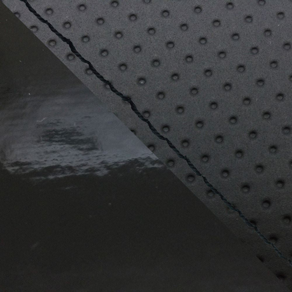 Domestic Seat Cover Replacement Type Embossed Black/Enamel Black (Two-tone)/Black Stitch YZF-R1 Double (Rear Side)