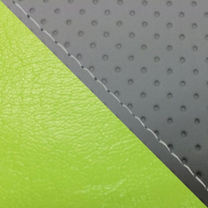 Domestic Seat Cover - Reupholstering Type, Embossed Gray/Lime Green (Two-Tone)/Clear Stitching for FZ1 Fazer (10~) Single (Front Side)