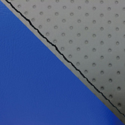 Domestic Seat Cover Replacement Type Embossed Gray / Blue (Two-Tone) / Black Stitching for FZ1 Fazer (2010~) Single (Front Side)