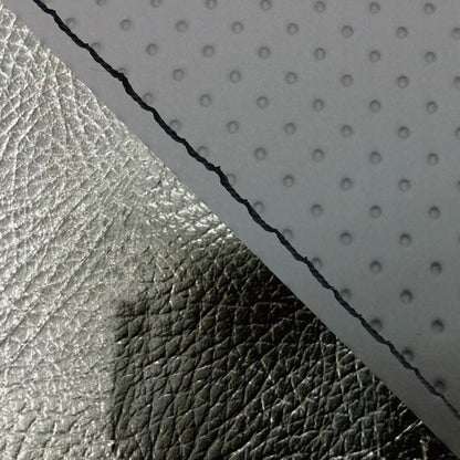Domestic Seat Cover - Recover Type - Embossed Gray / Embossed Black (Two-tone) / Black Stitch - FZ1 Fazer (2010~) - Single (Front Side)