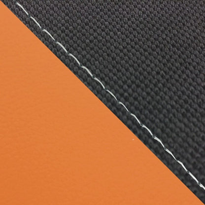Domestic Seat Cover Replacement Type: Svelana Black and Orange (Two-tone)/Clear Stitch for FZ1 Fazer (2010 onwards) Single (Front Side)