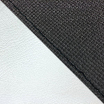 Domestic Seat Cover Replacement Type - Black and White Svelte (Two-Tone)/Black Stitching - FZ1 Fazer (2010~) Single (Front Side)