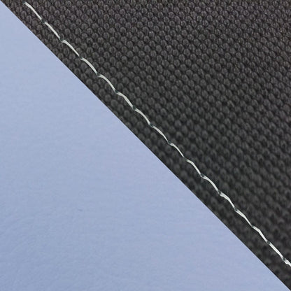 Domestic seat cover, re-upholstery type, Svelan Black / Light Blue (two-tone) / clear stitching, FZ1 Fazer (2010 onwards), single (front side)