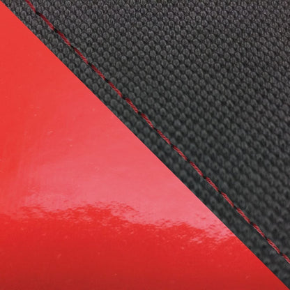 Domestic Seat Cover Replacement Type: Svelanu Black/Red (Two-tone) with Red Stitching for FZ1 Fazer (2010 onwards) - Single (Front Side)