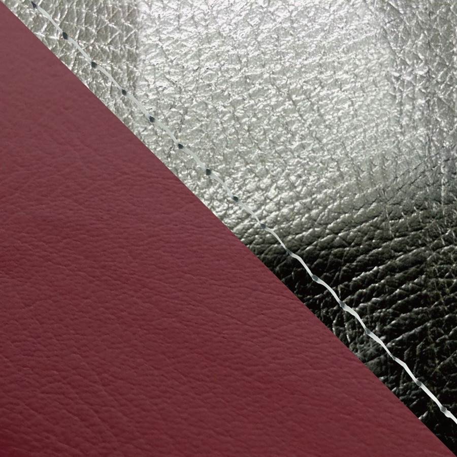 Domestic Seat Cover, Reupholstering Type, Black/Wine Red (Two-tone) / Clear Stitch, FZ1 Fazer (2010-), Tandem (Rear)