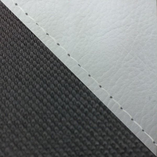 国産シートカバー 張替タイプ グレー・スベラーヌブラック(ツートン)/透明ステッチ グロム(13年～15年) JC61前期