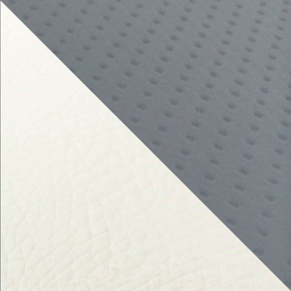 Domestic Seat Cover Reupholstery Type Embossed Gray and White (Two-Tone)/Clear Stitching CBR1000RR Single (Front Side)