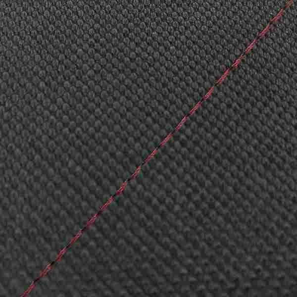 国産シートカバー 張替タイプ スベラーヌブラック/赤ステッチ シャリー(角ライト/12V)