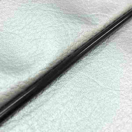 国産シートカバー 張替タイプ シルバー/黒パイピング シャリー50(丸型/6V)