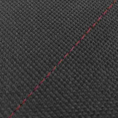 国産シートカバー 張替タイプ スベラーヌブラック/赤ステッチ リード50(初期型)