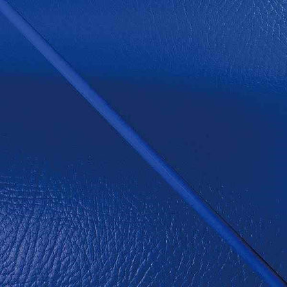 Domestic seat cover, re-upholstery type, blue/blue piping, Lead 50 (early model)