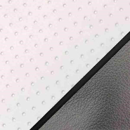 Domestic Seat Cover Replacement Type Embossed White/Black Piping Lead 50SS