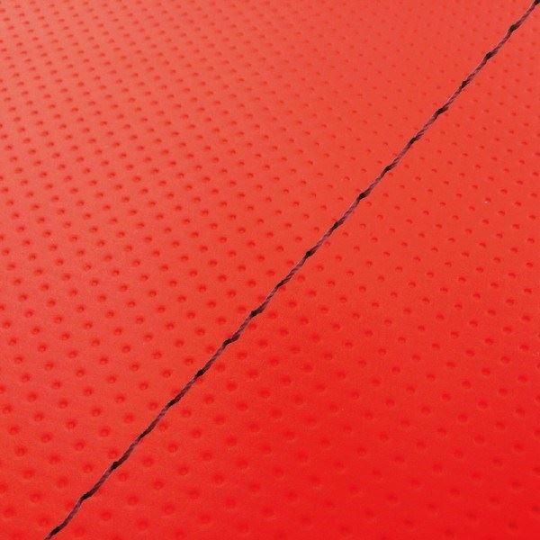 Domestic Seat Cover Replacement Type Full Embossed Red/Red Stitch Lead 80SS