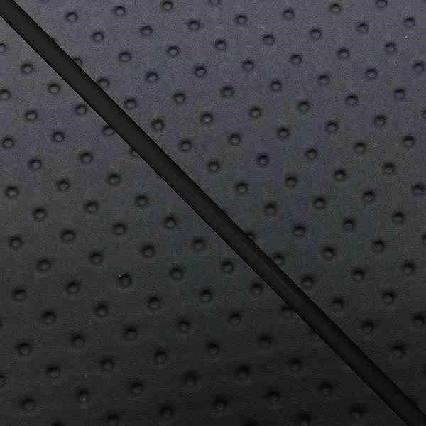Domestic Seat Cover, Reupholstery Type, Embossed Black/Black Piping, Lead 80SS
