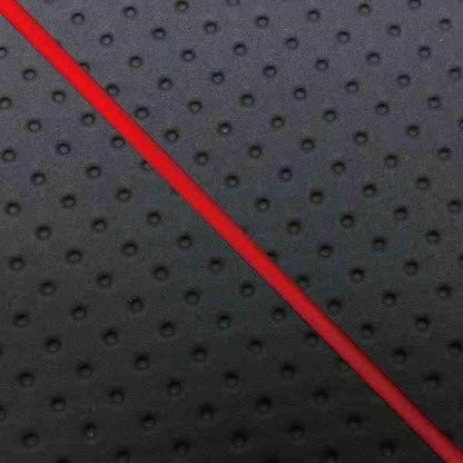 Domestic Seat Cover Replacement Type Embossed Black/Red Piping Lead 80SS