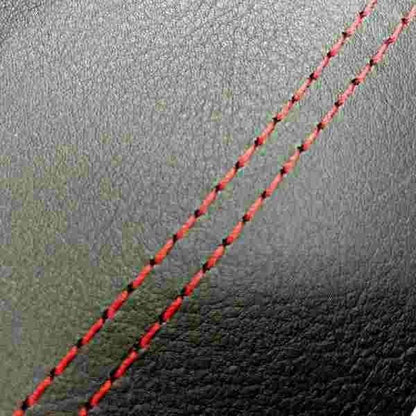 Domestic Seat Cover, Reupholstery Type, Black/Red Double Stitch, Cygnus D (4TG/4KP)