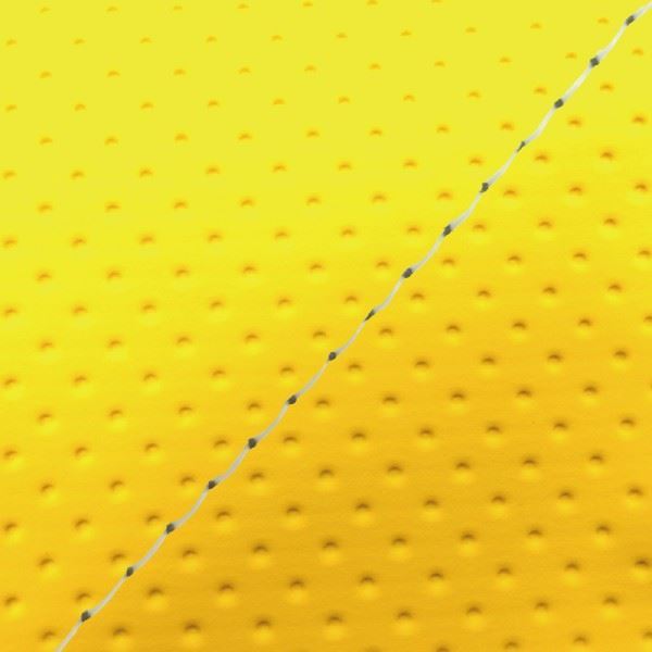 Domestic Seat Cover Replacement Type Full Embossed Yellow/Clear Stitch Cygnus D (4TG/4KP)