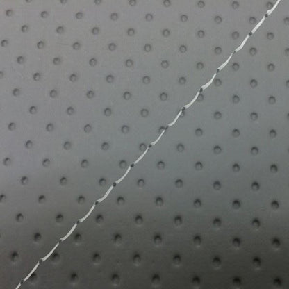Domestic Seat Cover Replacement Type Full Embossed Gray / Clear Stitch Cygnus D (4TG/4KP)
