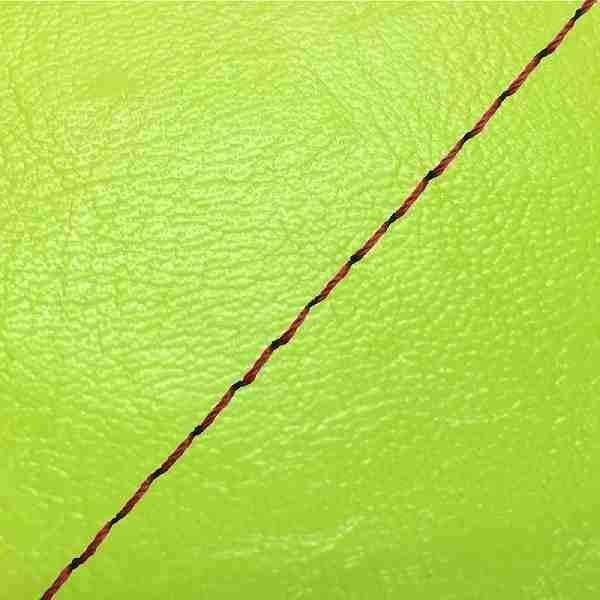 Domestic Seat Cover Reupholstery Type Lime Green/Red Stitching Lead 90 (HF05)