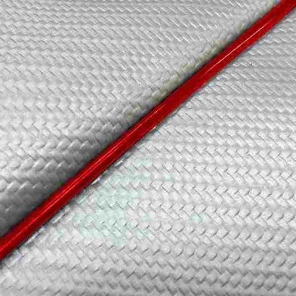 Domestic Seat Cover, Reupholster Type, Carbon Silver/Red Piping, Lead 90 (HF05)