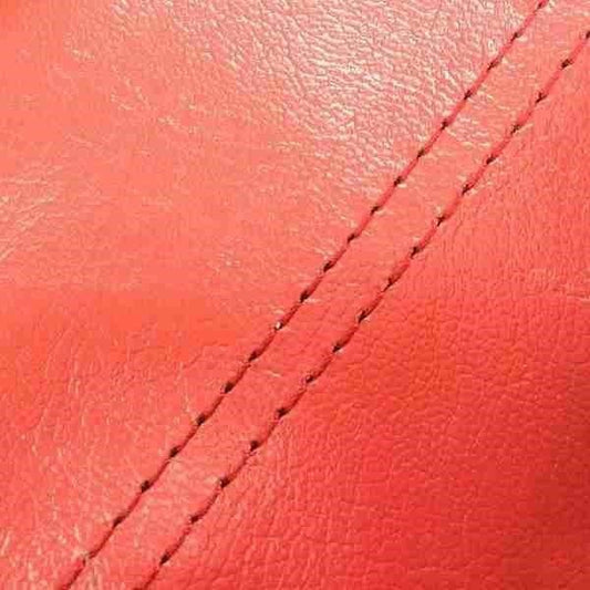 国産シートカバー 張替タイプ 赤/赤ダブルステッチ リード90(HF05)