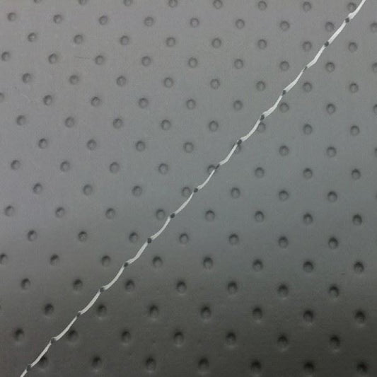 国産シートカバー 張替タイプ フルエンボスグレー/透明ステッチ リード90(HF05)