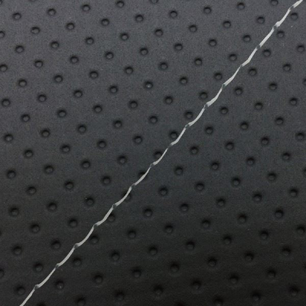 国産シートカバー 張替タイプ フルエンボスブラック/透明ステッチ リード90(HF05)